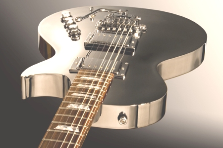 Chrome Aluminum Guitar